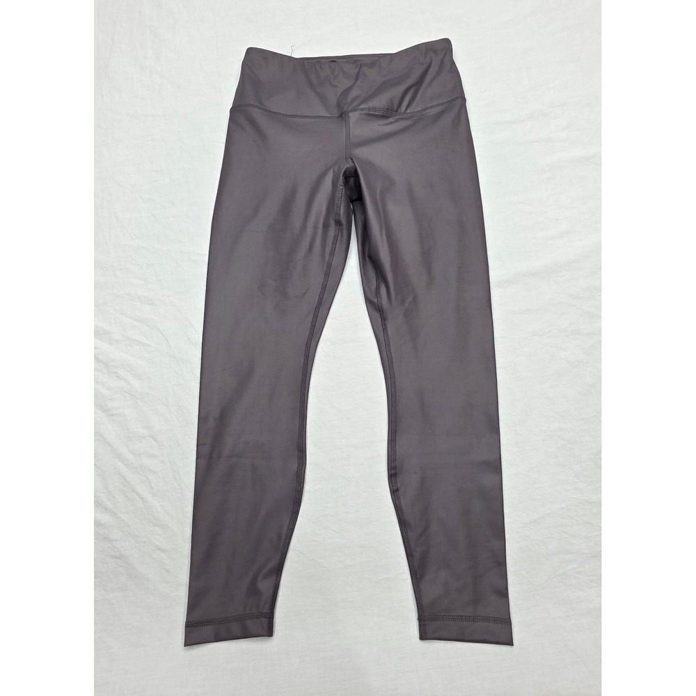 90 Degree By Reflex Gray Ankle Athletic Leggings Women's Size Medium